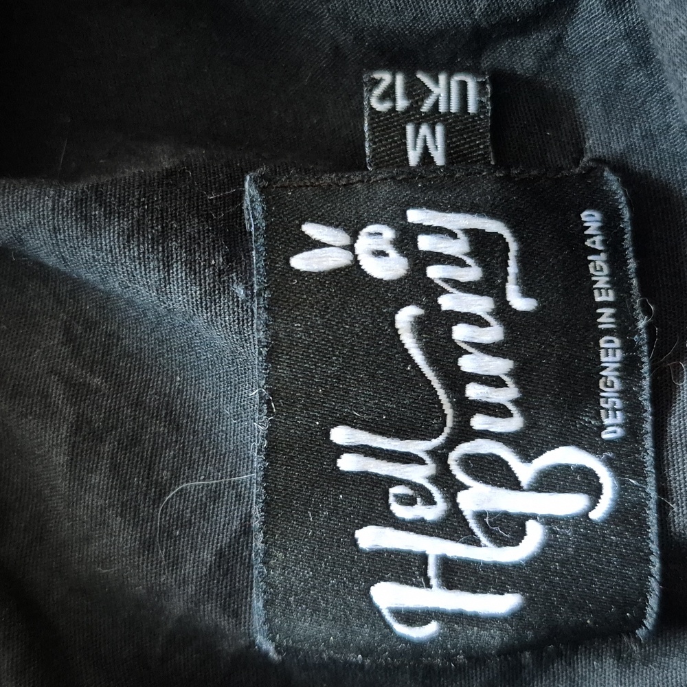 Hell Bunny Samara Black Dress SZ.M - Picture 8 of 8